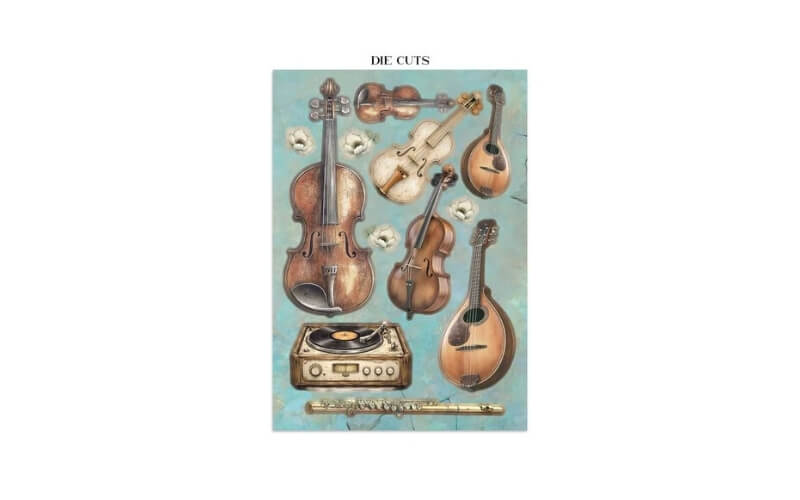 Printed Art Junk Journal Symphony A5 Stamperia