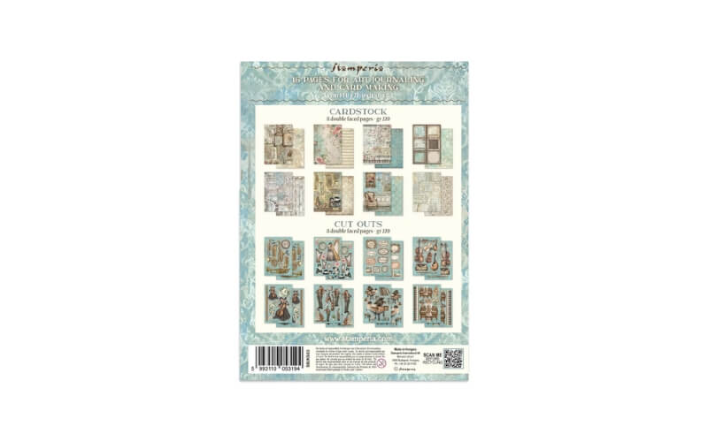 Printed Art Junk Journal Symphony A5 Stamperia