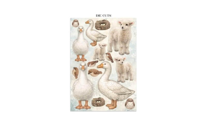 Printed Art Junk Journal White Christmas A5 Stamperia