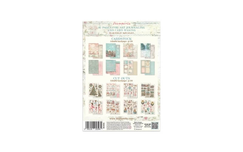 Printed Art Junk Journal Winter Magic A5 Stamperia