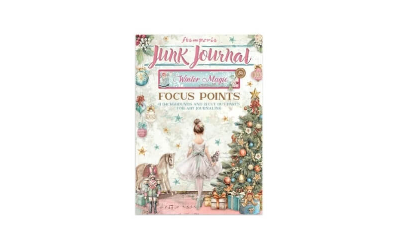 Printed Art Junk Journal Winter Magic A5 Stamperia