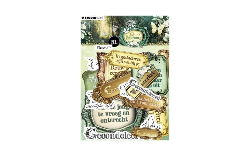 Quiet Morning Paper Elements Teksten Nagedachtenis Nederlands Studio Light