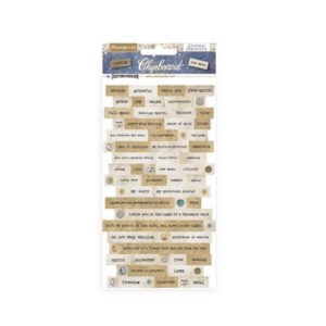 Quotes Chipboard Cosmos Infinity Stamperia