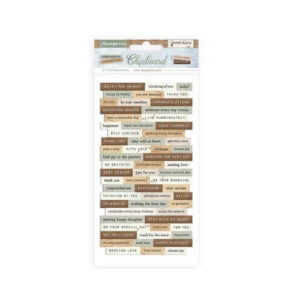 Quotes Chipboard Geheim Dagboek Stamperia