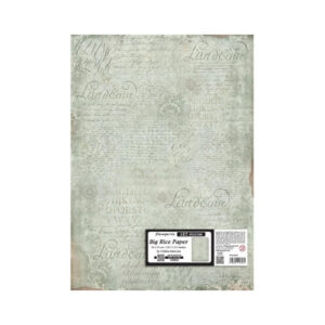 Rijstpapier 50x70 Art Stories Manuscriptpatroon Stamperia