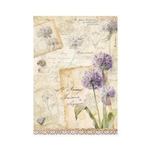 Rijstpapier A4 All Around Allium Stamperia