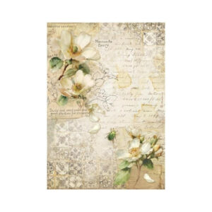Rijstpapier A4 All Around Camellia Stamperia