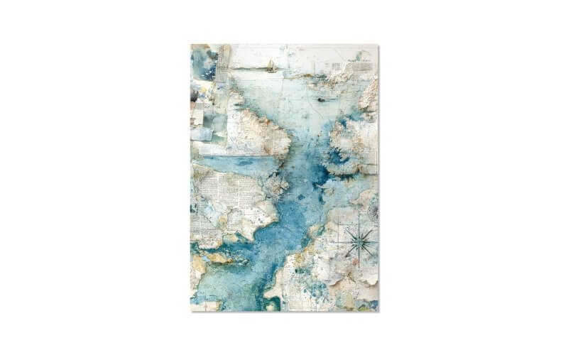 Rijstpapier A4 Assortiment Edge of the Ocean Ciao Bella
