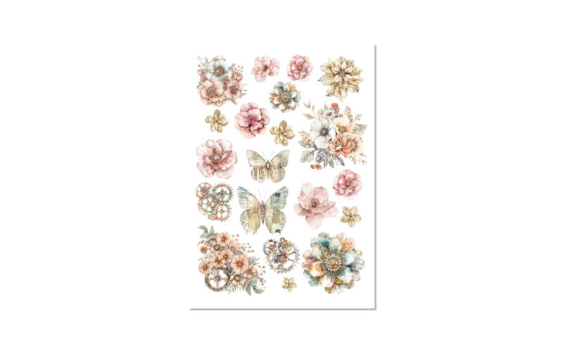 Rijstpapier A4 Assortiment Lost in Time Ciao Bella