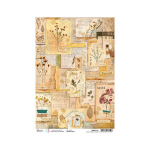 Rijstpapier A4 Book of Dried Flowers Ciao Bella