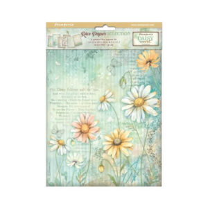 Rijstpapier A4 Daisy Art Selectie Stamperia