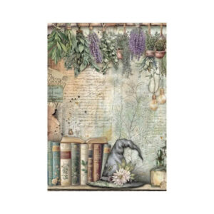 Rijstpapier A4 Herbarium Silvae Books Stamperia