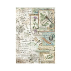 Rijstpapier A4 Herbarium Silvae Botanic Stamperia