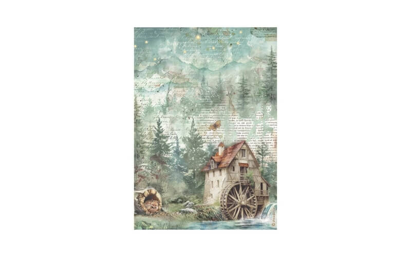 Rijstpapier A4 Herbarium Silvae Mill Stamperia