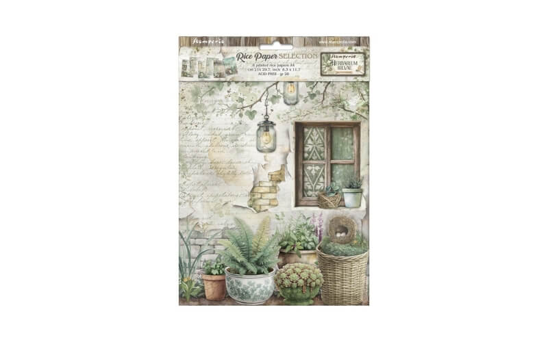 Rijstpapier A4 Herbarium Silvae Selectie Stamperia