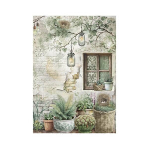 Rijstpapier A4 Herbarium Silvae Window Stamperia