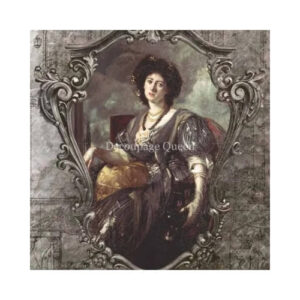 Rijstpapier A4 Lady Michelham Decoupage Queen