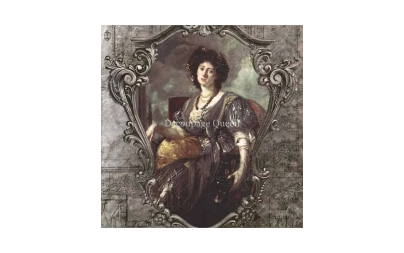 Rijstpapier A4 Lady Michelham Decoupage Queen