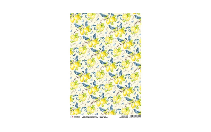 Rijstpapier A4 Limoni di Sicilia Ciao Bella
