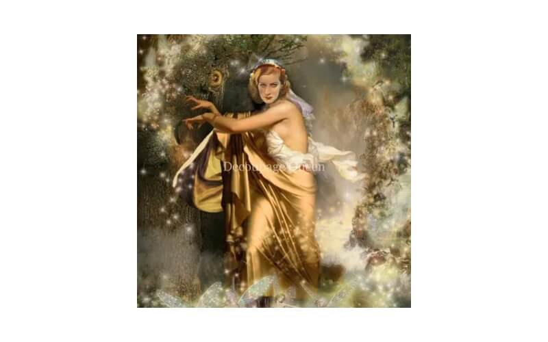 Rijstpapier A4 Morgan Le Fay Decoupage Queen