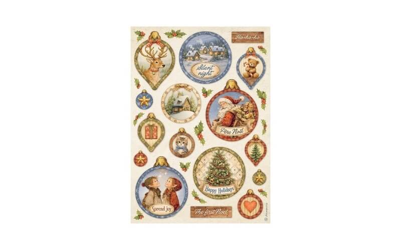 Rijstpapier A4 Selection Silent Night Stamperia