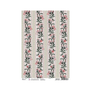 Rijstpapier A4 Silken Florals Ciao Bella
