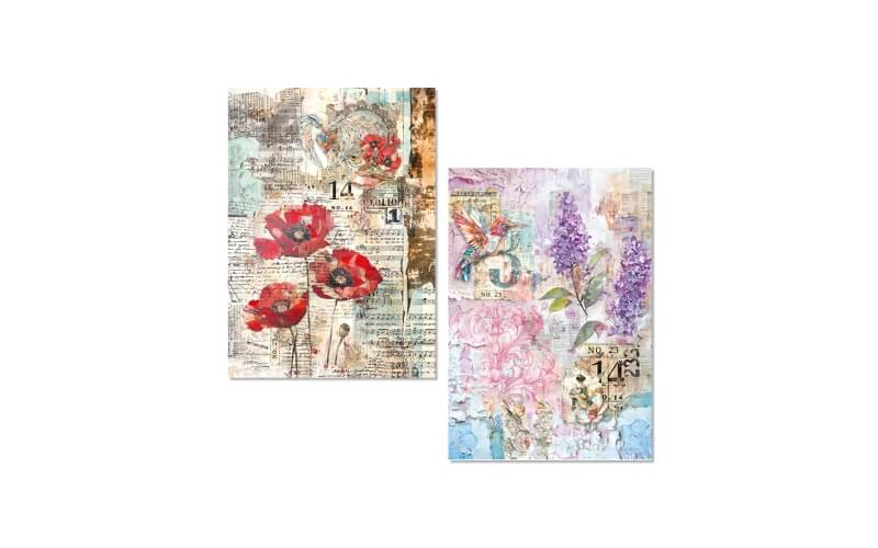 Rijstpapier A5 Mixed The Sound of Spring Ciao Bella