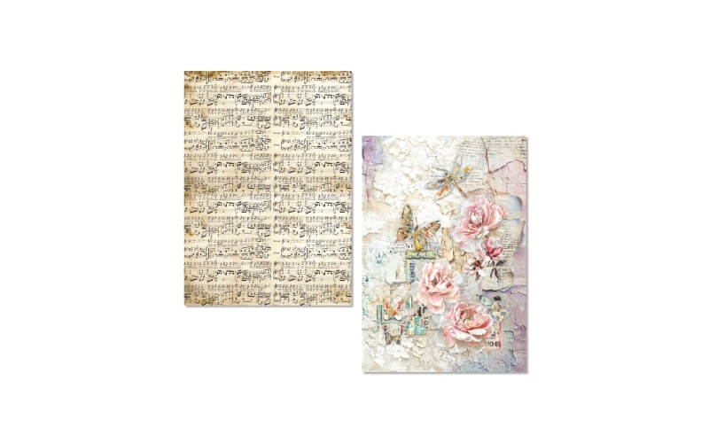 Rijstpapier A5 Mixed The Sound of Spring Ciao Bella