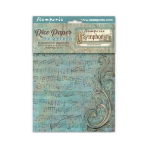 Rijstpapier A6 Selection Symphony Achtergronden Stamperia