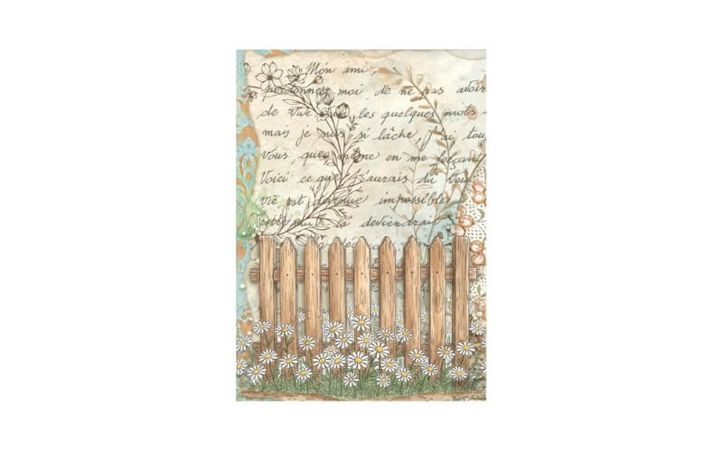 Rijstpapier Daisy Art Mini A6 Stamperia
