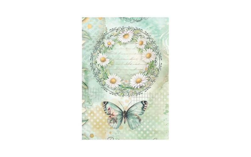 Rijstpapier Daisy Art Mini A6 Stamperia