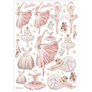 Rijstpapier Danseres Stamperia A4