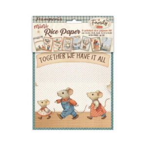 Rijstpapier Family Mini A6 Stamperia