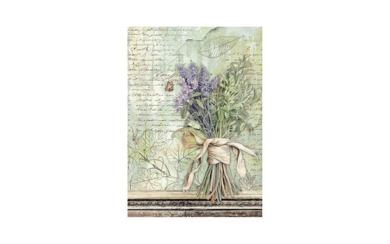 Rijstpapier Herbarium Silvae Mini A6 Stamperia