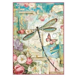 Rijstpapier Libelle Stamperia A4
