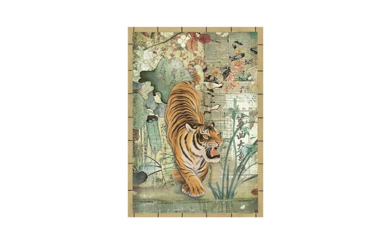 Rijstpapier Mini A6 Oriental Garden Stamperia