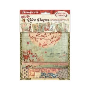Rijstpapier Mini A6 Oriental Garden Stamperia