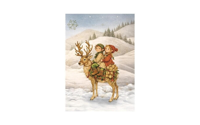 Rijstpapier Mini A6 Silent Night Stamperia