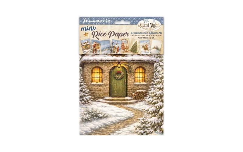 Rijstpapier Mini A6 Silent Night Stamperia