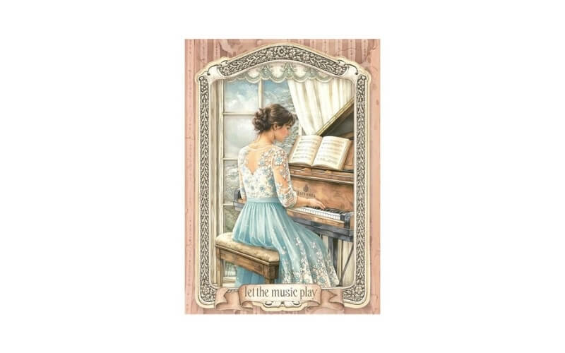 Rijstpapier Mini A6 Symphony Stamperia