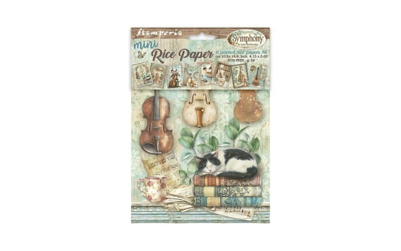 Rijstpapier Mini A6 Symphony Stamperia