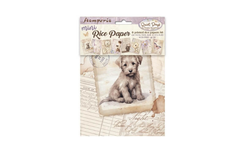 Rijstpapier Quiet Days Mini A6 Stamperia