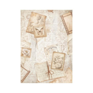 Rijstpapier Quiet Days Postcards A4 Stamperia