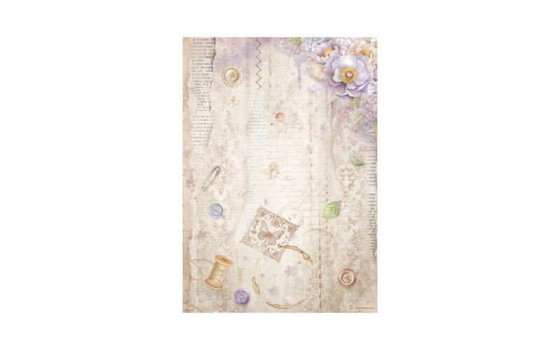 Rijstpapier Quiet Days Sewing A4 Stamperia