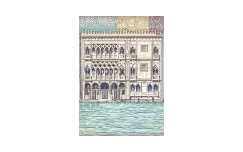 Rijstpapier Venetië Paleis Museum Stamperia A4