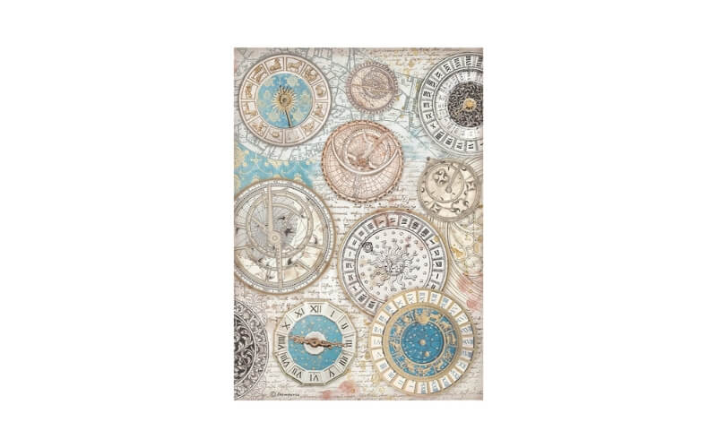 Rijstpapier Venetië Zodiac Stamperia A4