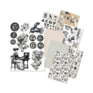 Rijstpapier set A5 Typographic Ciao Bella