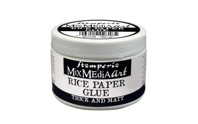 Rijstpapierlijm 150ml Stamperia