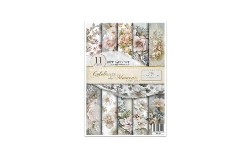 Rijstpapierset Celebrate the Moments A4 ITD Collection