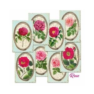 Plakboekpapier Mini Roos Decorer